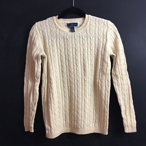 Karen Scott Sweaters - Pale Yellow Sweater